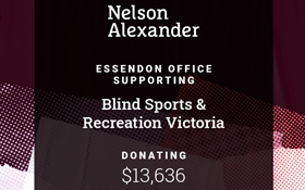 Image of We are excited to receive a donation of $13,636 from Nelson Alexander.