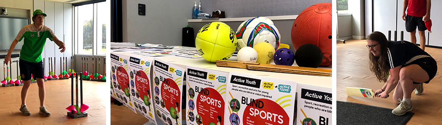Image of Blind sports, sporting stars, puppies, sausages, carols and Santa. What a day!