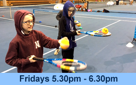 Image of Blind Tennis for Juniors aged 5-15 at the National Tennis Centre. Join in.
