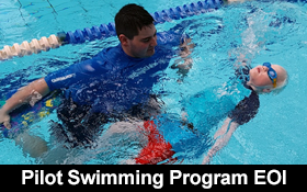 Image of Pilot Swimming Program. Expressions of interest now open.
