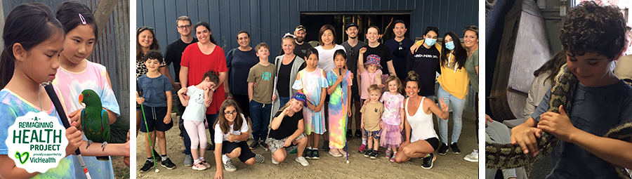 Image of Animal encounters at The Funky Farm. We joined in!