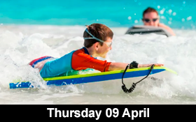 Image of Surf's Up! Join us and learn to surf in the April school holidays.