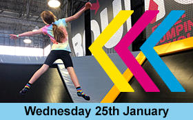 Image of Bounce Away! Trampolining for kids with vision loss. Join in.