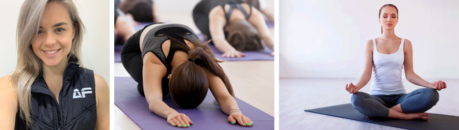 Image of Zoom Yoga sessions every Monday at 9.30am. Join in.