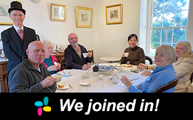 Image of An engaging tour followed by tea and scones.  We Joined In!