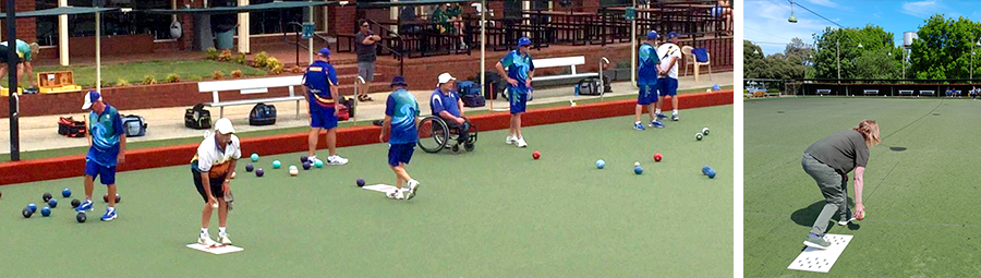 Image of Join us to try Blind Bowls at the Highton Bowls Club in a relaxed and supportive environment.