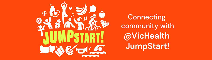 Image of BSRV announced as a VicHealth JumpStart! partner.