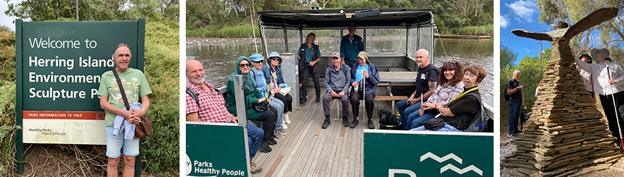Image of Exploring the wonders of Herring Island. We joined in!
