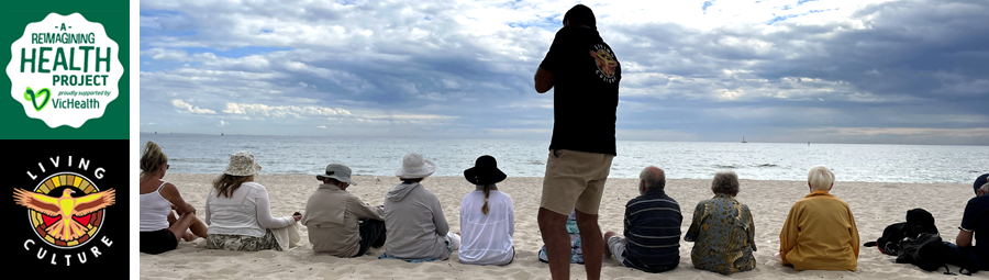 Image of Guided walk and Yidaki (didgeridoo) sound meditation. We joined in!