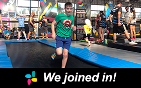 Image of High energy and awesome fun at Bounce. We joined in!