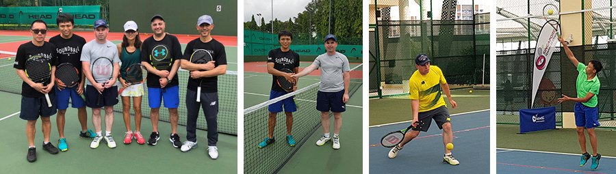 Image of BSRV's Blind Tennis team are representing Australia in Singapore this May.