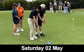 Image of Come and try Blind Golf at the Beechworth Golf Club.