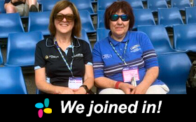 Image of All Abilities Day at the Australian Open 2023. We joined in!