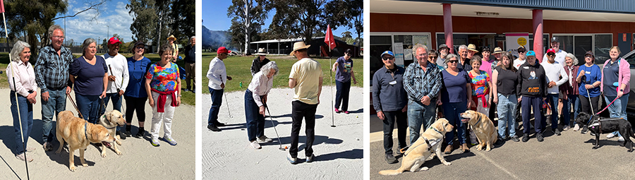 Image of Blind Golf returned to Beechworth for another fantastic Come and Try Day. We Joined In!