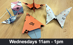 Image of BSRV and Guide Dogs Victoria invite you to discover the art of origami folding.