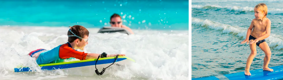 Image of Surf's Up! Join us and learn to surf these April school holidays.