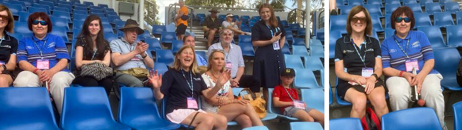 Image of All Abilities Day at the Australian Open 2023. We joined in!