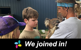 Image of Animal encounters at The Funky Farm. We joined in!