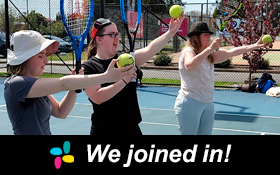 Image of A great day to learn, play, and connect through accessible tennis in Wodonga. We Joined In!