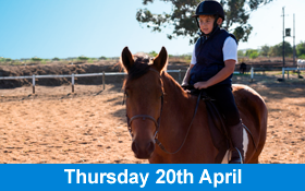 Image of Giddy up, let's ride! Join us for some school holiday fun.