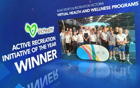Image of BSRV receives the ‘VicHealth Active Recreation Initiative of the Year‘ Award at the Vicsport Awards.