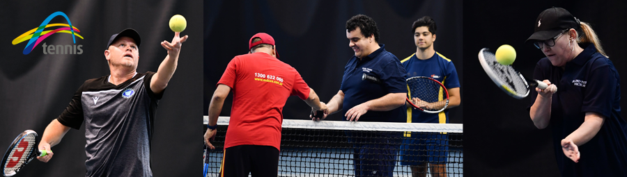 Image of Blind Tennis for Adults at the National Tennis Centre. Join in.