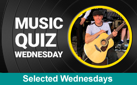 Image of Join us for a fab 1 hour Music Quiz on Wednesdays.