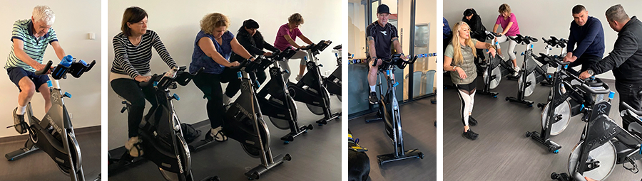 Image of A super introduction to Spin with great music and energy. We joined in!