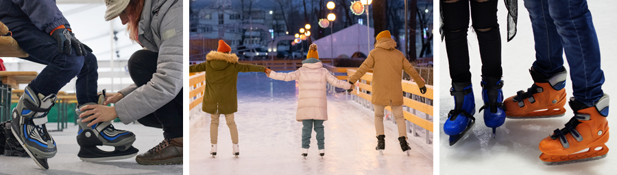 Image of Blind and low vision ice sports. Join us and join in.