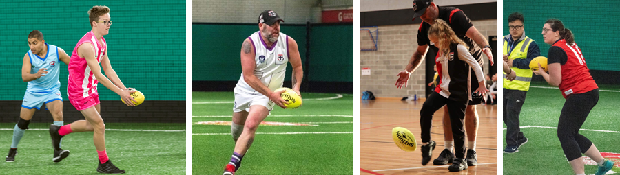 image of AFL Blind. Australian Rules Football.