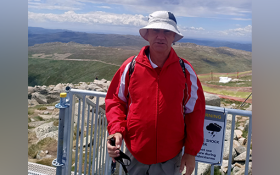 image of No mountain too high: Paul conquers Australia's tallest peak.