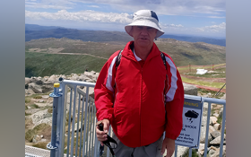 Image of No mountain too high: Paul conquers Australia's tallest peak.