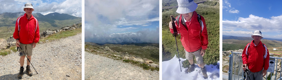 image of No mountain too high: Paul conquers Australia's tallest peak.