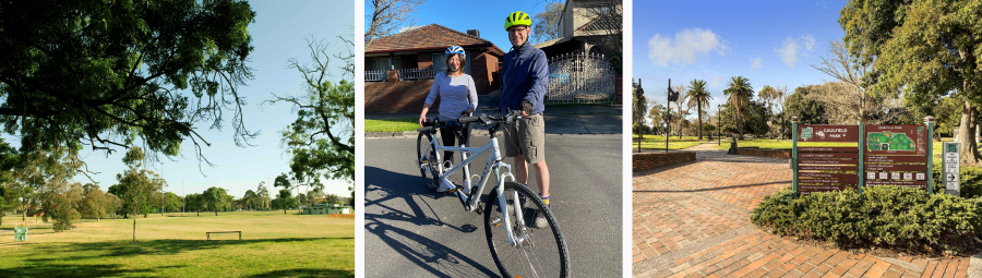 image of Annette is loving the freedom of riding thanks to Andrew, her tandem bike pilot.